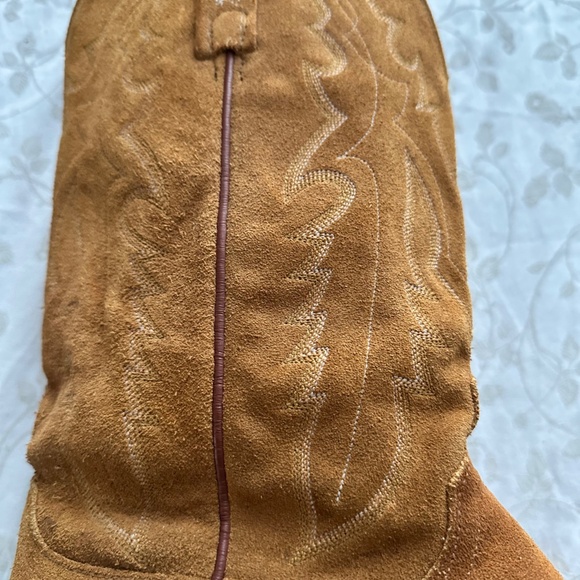Men's 1883 Lucchese Leather Suede Cowboy Boots - Picture 4 of 9